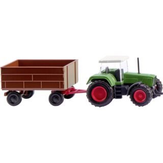 Wiking 096004 N Landbouw Fendt Favorit met aanhanger