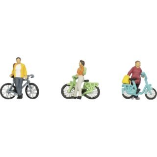 NOCH 0036896 N Fietsers figuren Kant-en-klaar model, Kunststof model, Handbeschilderd, Staand