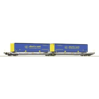 Roco 6600137 Platte wagen DC Hupac