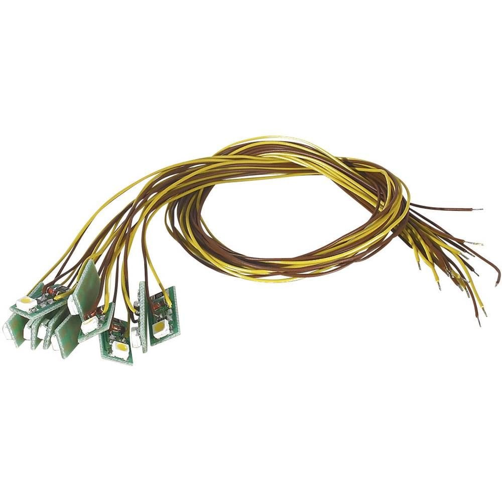 Viessmann Modelltechnik 6008 Interieurverlichting gebouw Bewoond huis Met LEDs Geschikt voor: Gebouw Wit 1 set(s)