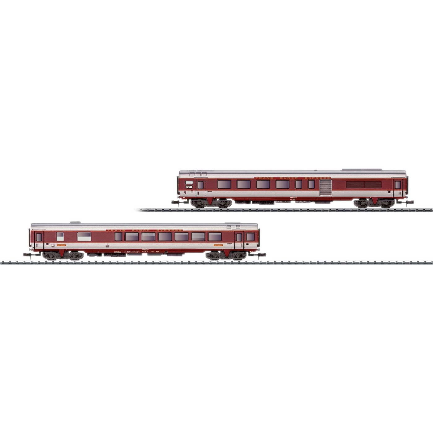 MiniTrix 15692 N set van 2 personenrijtuigen Grand-comfort van de SNCF