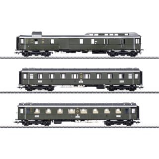 Märklin 42490 H0 3-delige set sneltreinrijtuigen PwPost4ü-28 van de DRG