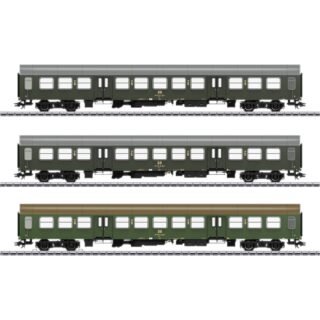 Märklin 42580 H0 3-delige set personenrijtuigen van de DR