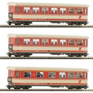 Roco 6240004 H0e set van 3 personenrijtuigen van de ÖBB