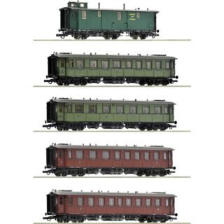 Roco 6200076 H0 5-delige set sneltrein van de K. W.St.