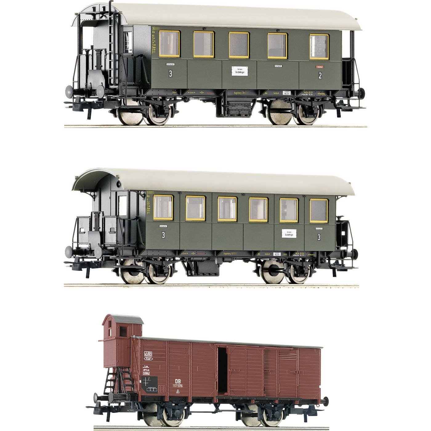 Roco 6200040 H0 3-delige set bijbaantrein van de DB