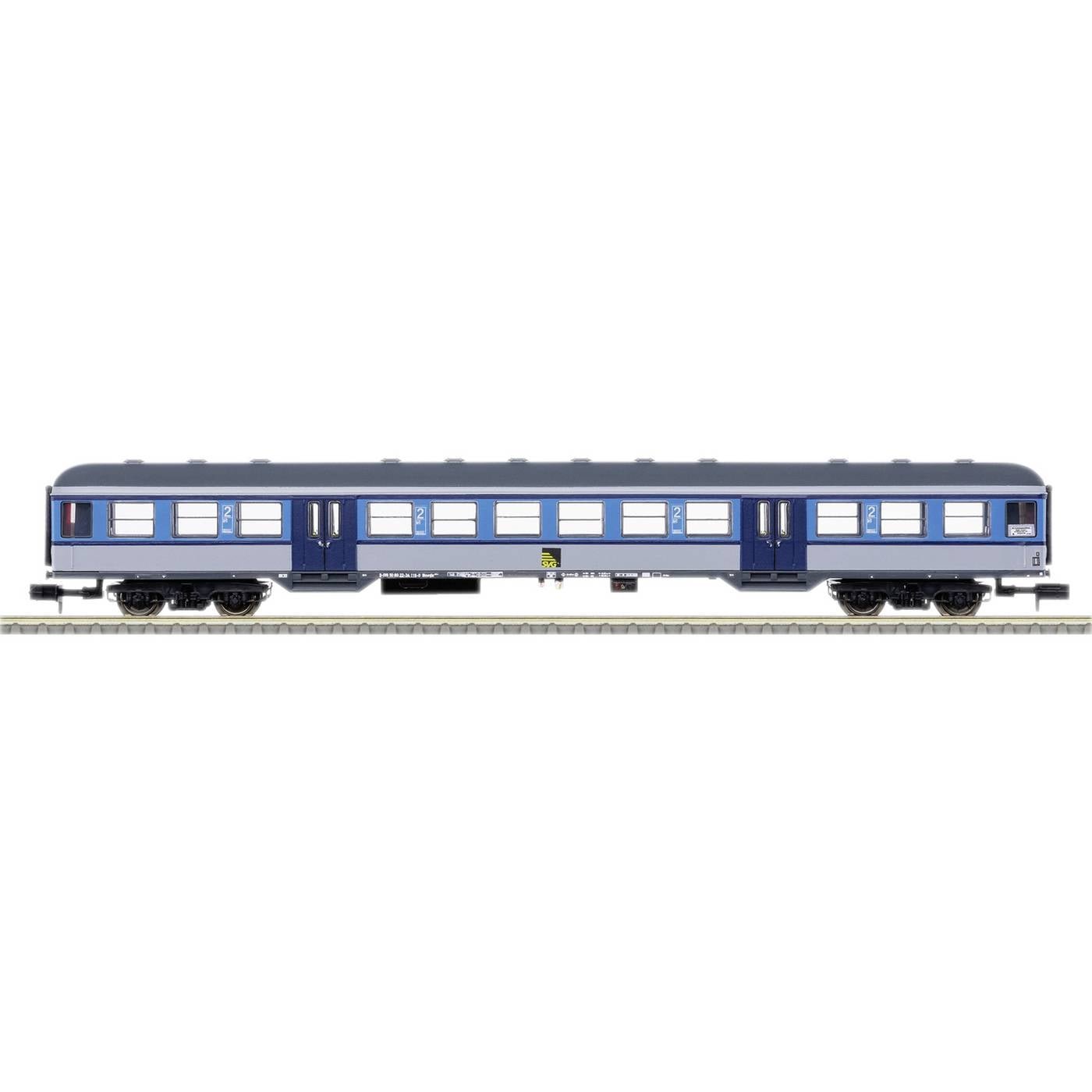 MiniTrix 18554 N personenrijtuig Bnrz 451 van SVG Personenrijtuig Bnrz 451