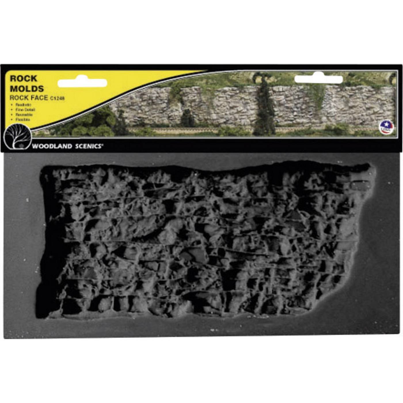 Woodland Scenics WC1248 Universeel Gipsmal Rotswand (l x b) 266 mm x 127 mm
