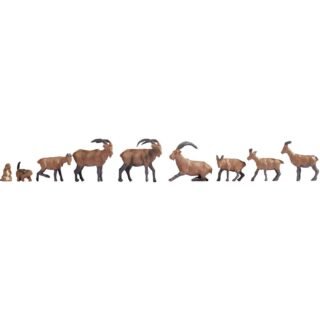NOCH 15742 H0 Alpendieren figuren Geverfd
