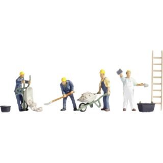 NOCH 45055 TT Set figuren, metselaars figuren