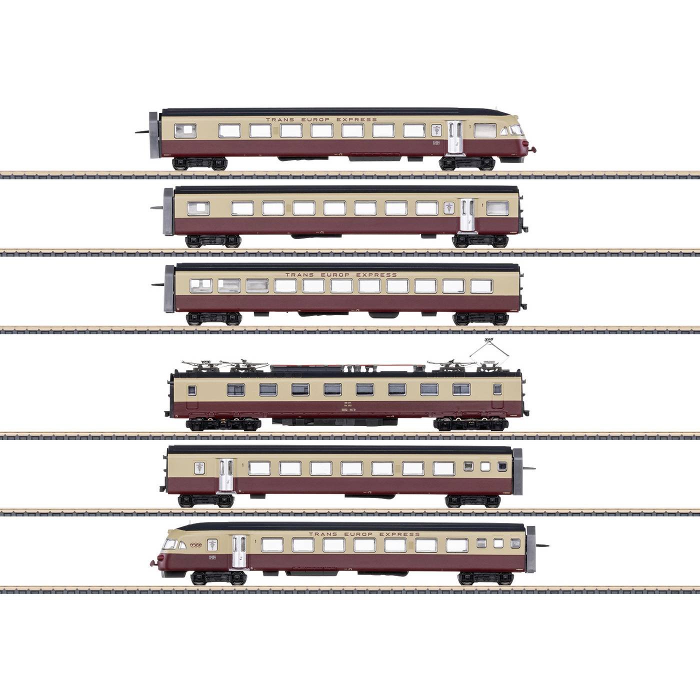 Märklin 88730 Z sneltreinrijtuig Rae TEE II van de SBB
