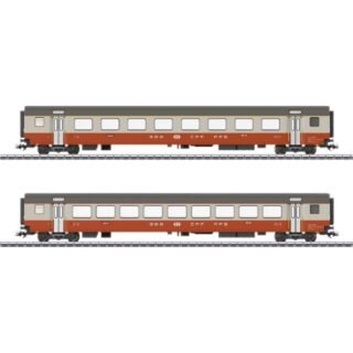 Märklin 42191 H0 set van 2 personenrijtuigen Swiss Express van de SBB