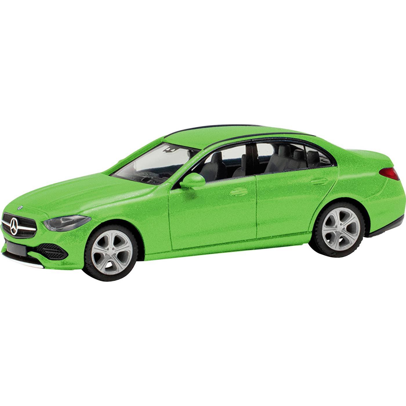 Herpa 430913-003 H0 Auto Mercedes Benz C-klasse limousine, groen licht