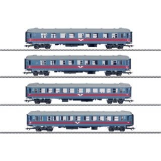 Märklin 43789 H0 4-delige set personenrijtuigen van de SJ