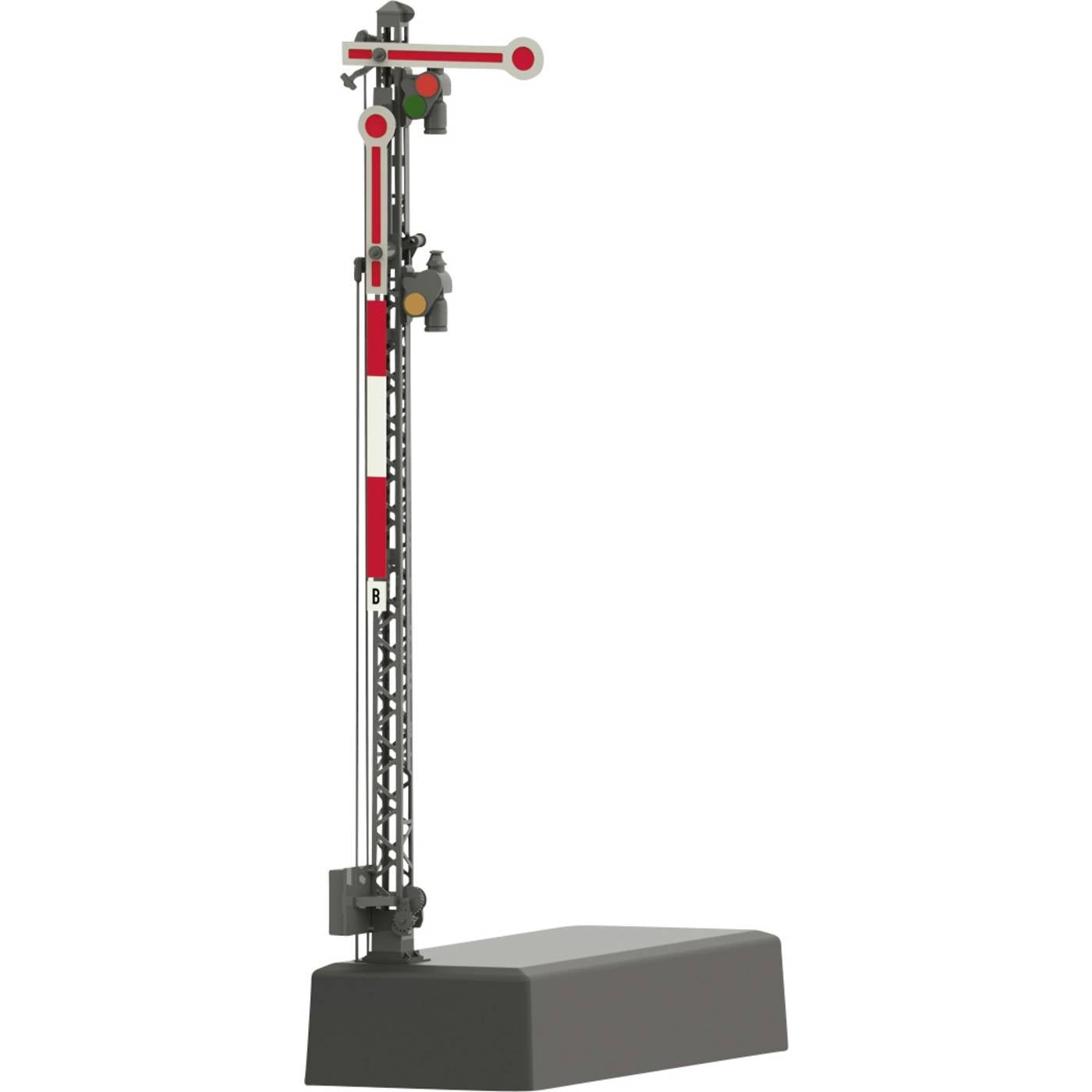 Märklin 70415 H0 Vormsein 2-armig, Mast Hoofdsein Kant-en-klaar model