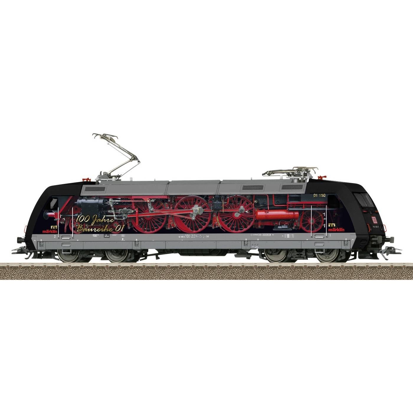 TRIX H0 25479 H0 elektrische locomotief BR 101 Werbelook van de DB AG
