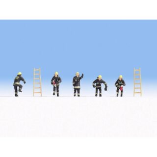 NOCH 36021 N Zwarte beschermende kleding figuren Geverfd, Staand