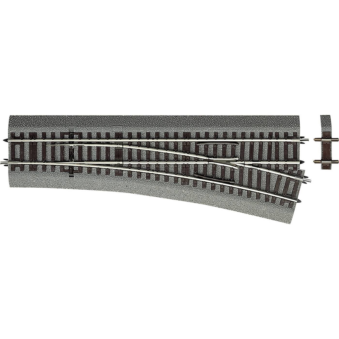 H0 RocoLine (met ballastbed) 42535 Wissel, Rechts 230 mm 1 stuk(s)
