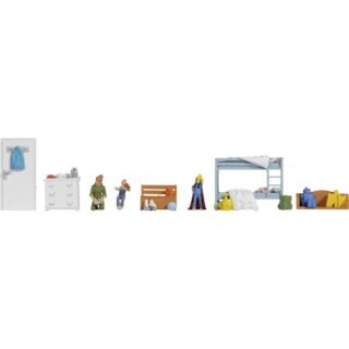 NOCH 16288 H0 Themaset kinderkamer figuren Kant-en-klaar model