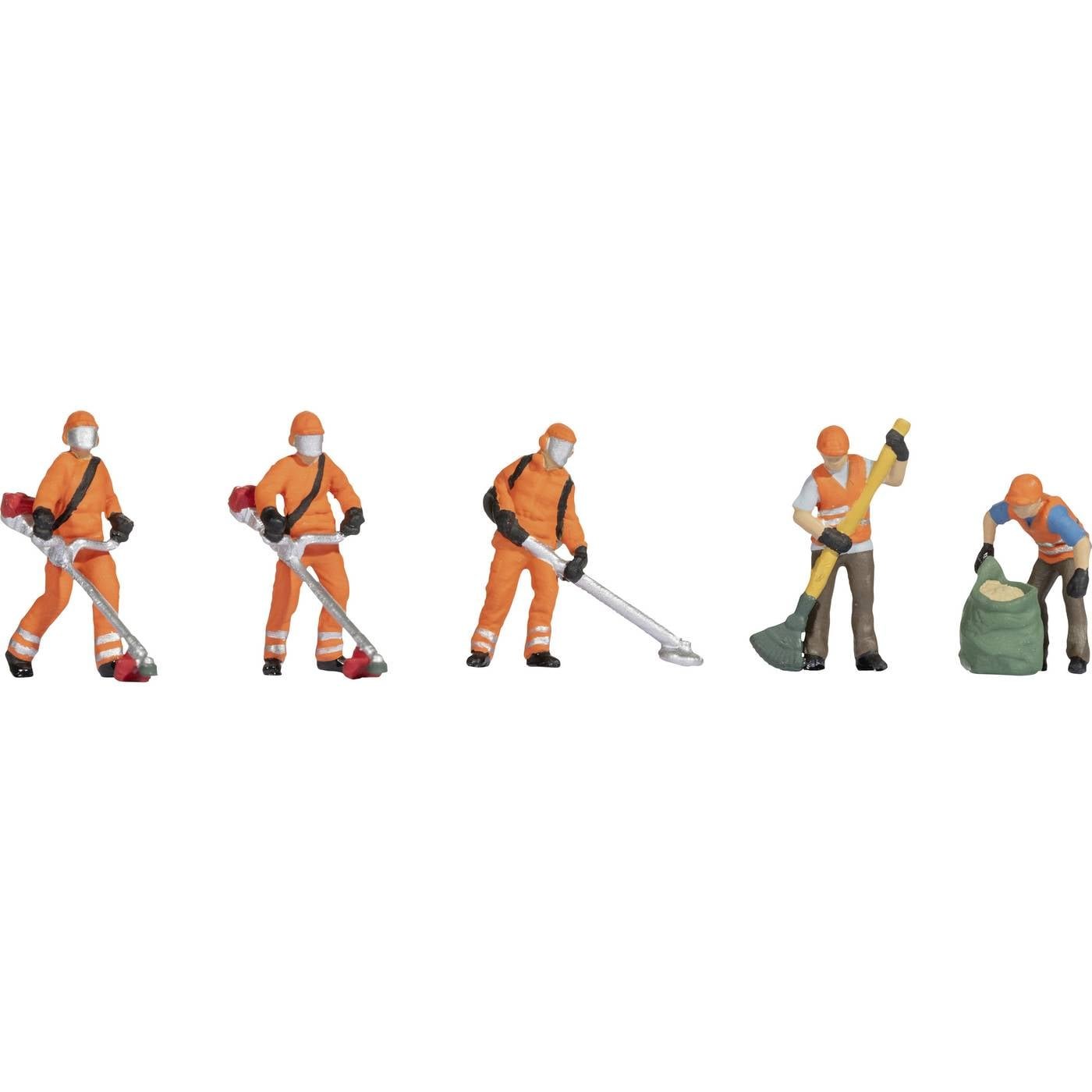 NOCH 15064 H0 Maaiwerkzaamheden figuren Geverfd, Staand