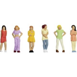 NOCH 45517 TT Vrouwelijke tieners figuren Geverfd, Staand
