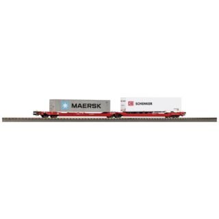Piko H0 24619 Containerwagen DC