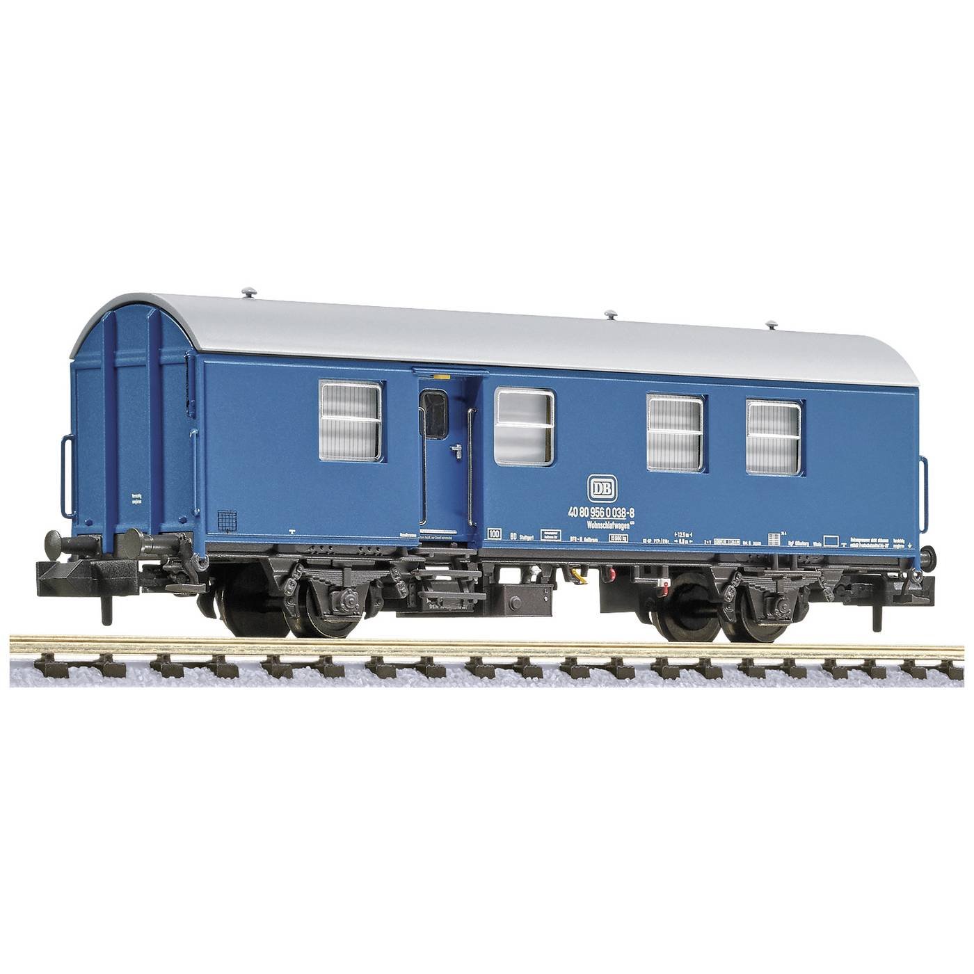 Liliput L265058 N ombouwtreindienstwagen woonsleepwagen 433 van de DB Woon-slaapwagen 433 van de DB