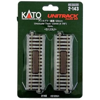 H0 Kato Unitrack 2-143 Ontkoppelrails 123 mm 2 stuk(s)