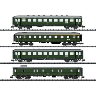 MiniTrix 18709 N set van 4 personenrijtuigen Lokaal verkeer van de DB, MHI