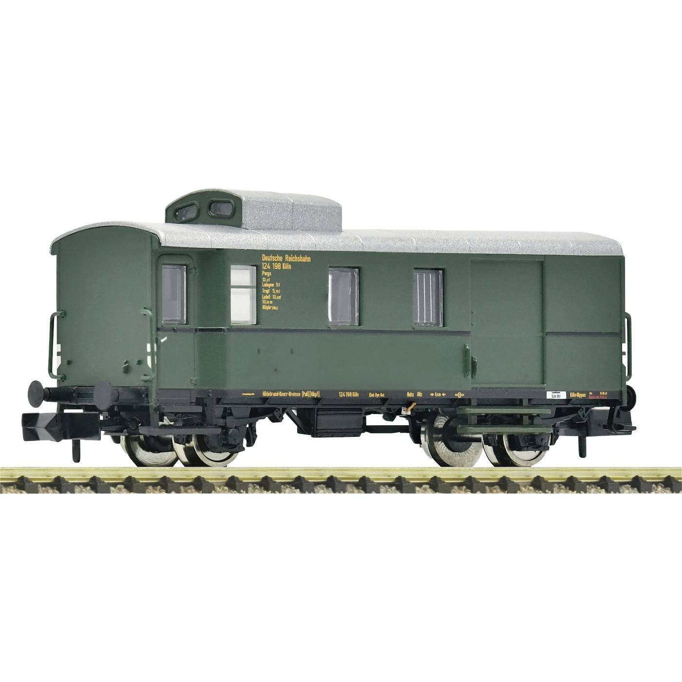 Fleischmann 6660082 N goederentrein-bagagewagen Pwgs 41 van de DRB