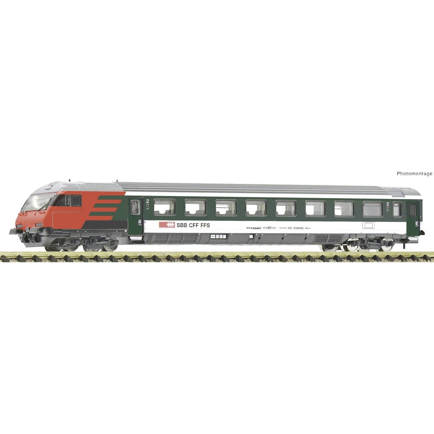 Fleischmann 6260059 N stuurstandrijtuig type EW IV, genus BT, 2e klas van de SBB