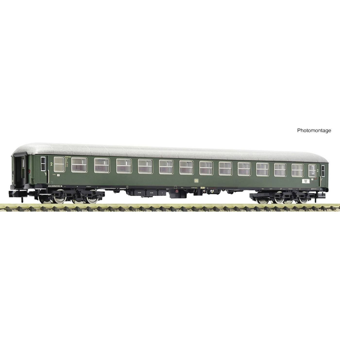 Fleischmann 6260071 N sneltreinrijtuig B4üm, 2e klas van de DB B4üm, 2e klas