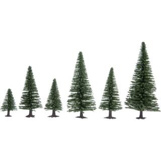 NOCH Hobby 32820 Set bomen Zilverspar 35 tot 90 mm Donkergroen 25 stuk(s)