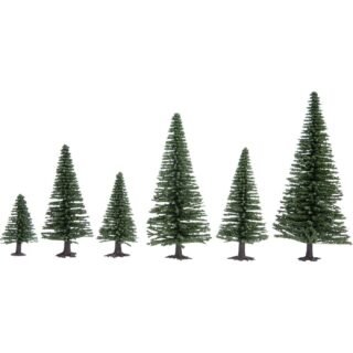 NOCH Hobby 26820 Set bomen Zilverspar 50 tot 140 mm Donkergroen 25 stuk(s)