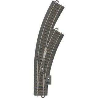 H0 Märklin C-rails (met ballastbed) 24672 Gebogen wissel, Rechts