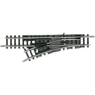 N Minitrix rails T14951 Wissel, Links 194.6 mm 24 ° 194.6 mm 1 stuk(s)