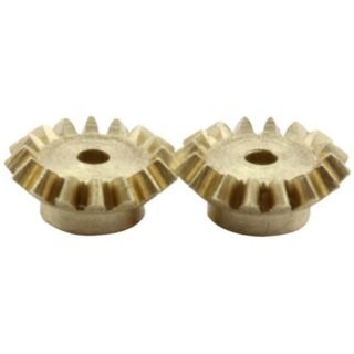 Sol Expert Z16K3 Messing Micro-tandwielset Module 0.3 Metalen tandwielen (Ø x h) 5.22 mm x 1 mm 2 stuk(s)