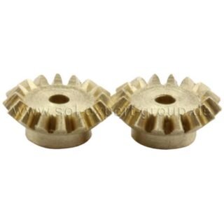 Sol Expert Z20K2 Messing Micro-tandwielset Module 0.2 bouwpakket (Ø x h) 4.5 mm x 0.8 mm 2 stuk(s)