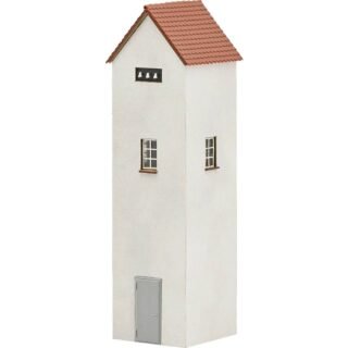 Busch 1366 H0 Trafohaus - bouwpakket voor een typisch draagstation