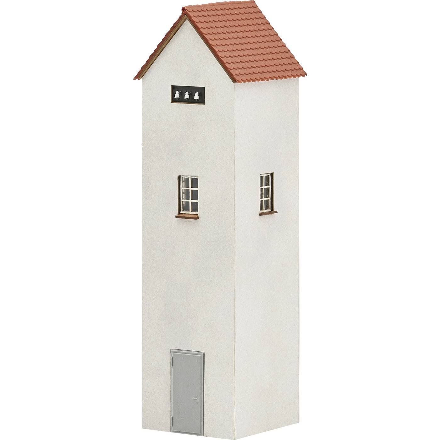 Busch 1366 H0 Trafohaus - bouwpakket voor een typisch draagstation