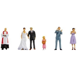NOCH 15862 H0 Bruidspaar figuren Geverfd