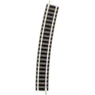 N Fleischmann Piccolo (met ballastbed) 9136 Gebogen rails 430 mm 15 ° 430 mm 1 stuk(s)