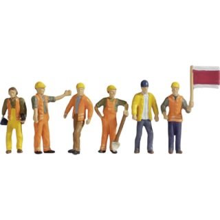 NOCH 15277 H0 Spoorwegarbeiders figuren Geverfd, Staand