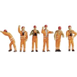 NOCH 15275 H0 Rangeerpersoneel figuren Staand, Geverfd