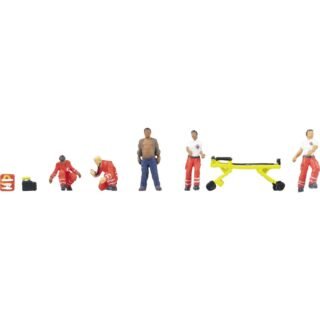 Faller 151722 H0 Bailout paramedici figuren Geverfd, Liggend, Staand