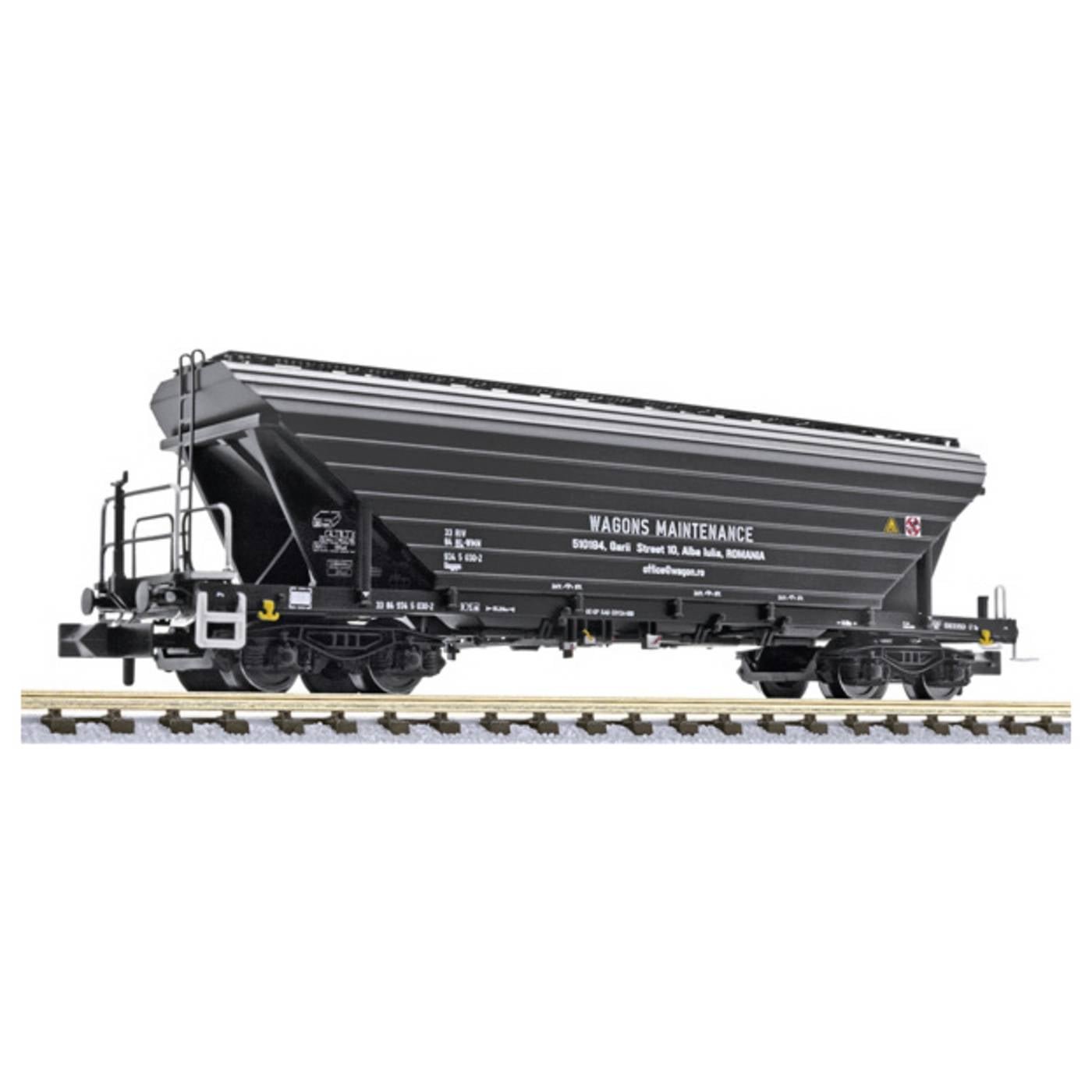 Liliput L265900 N Graantransportw. Uagpps „Wagons Maintenance”, NL, zwart, EP. V-VI.
