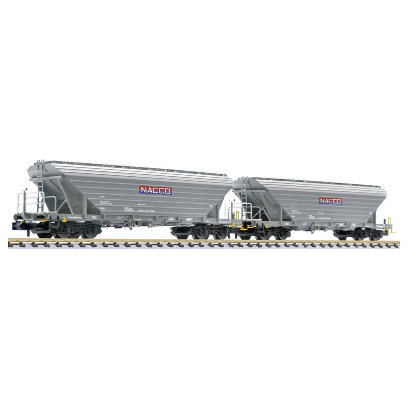 Liliput L260229 N 2-delig Set, Graantransportwg., Uagpps, Nacco, Duitsland, EP.VI.