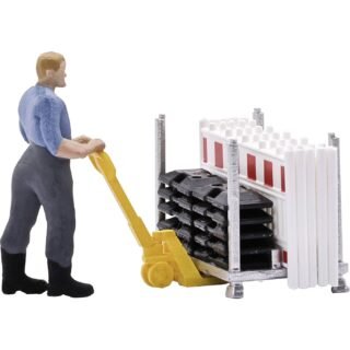 Busch 79897 H0 ACTION-set: Transport in kast figuren