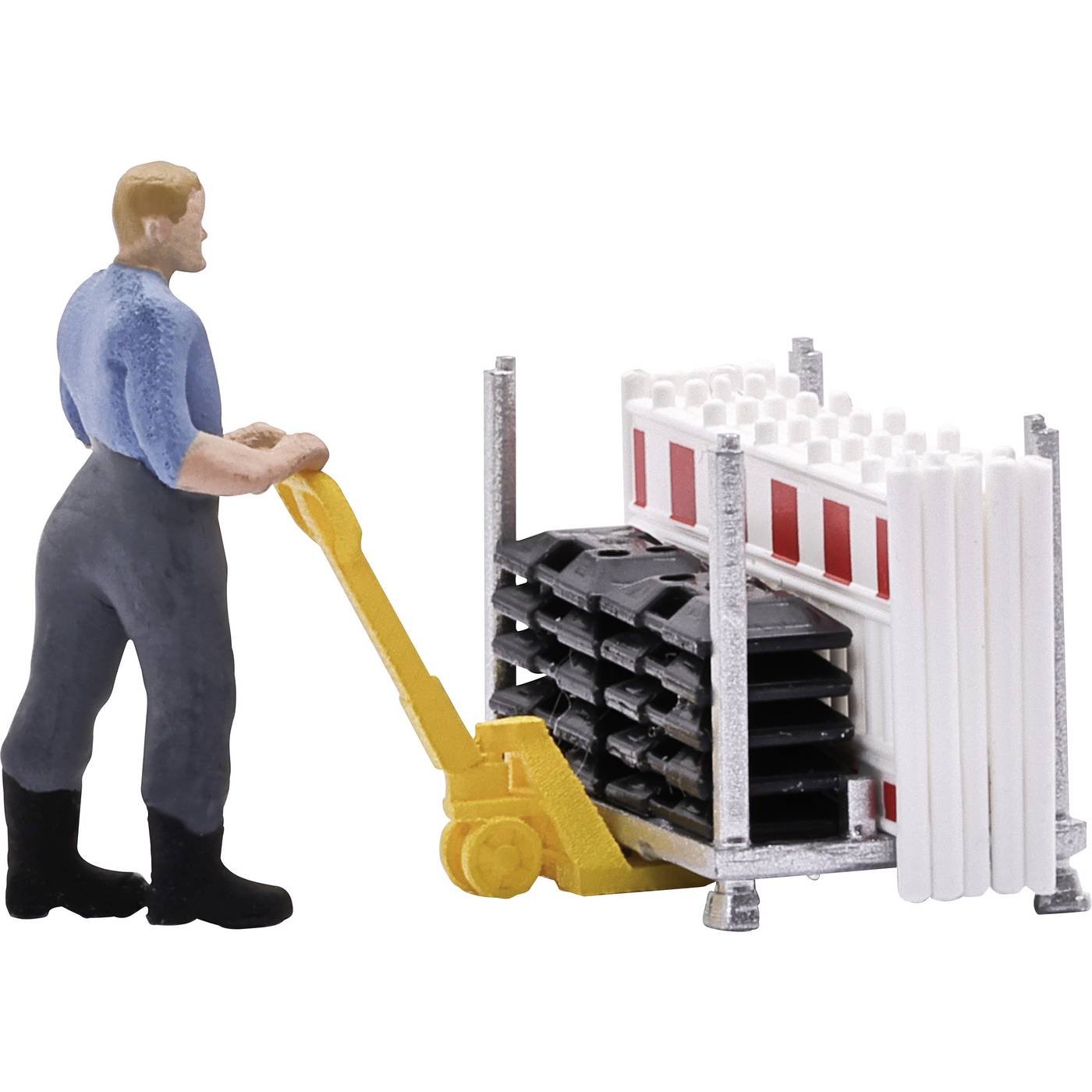 Busch 79897 H0 ACTION-set: Transport in kast figuren