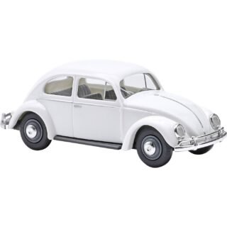 Busch 52956 H0 Auto Volkswagen (VW) Kever met ovale ramen, wit